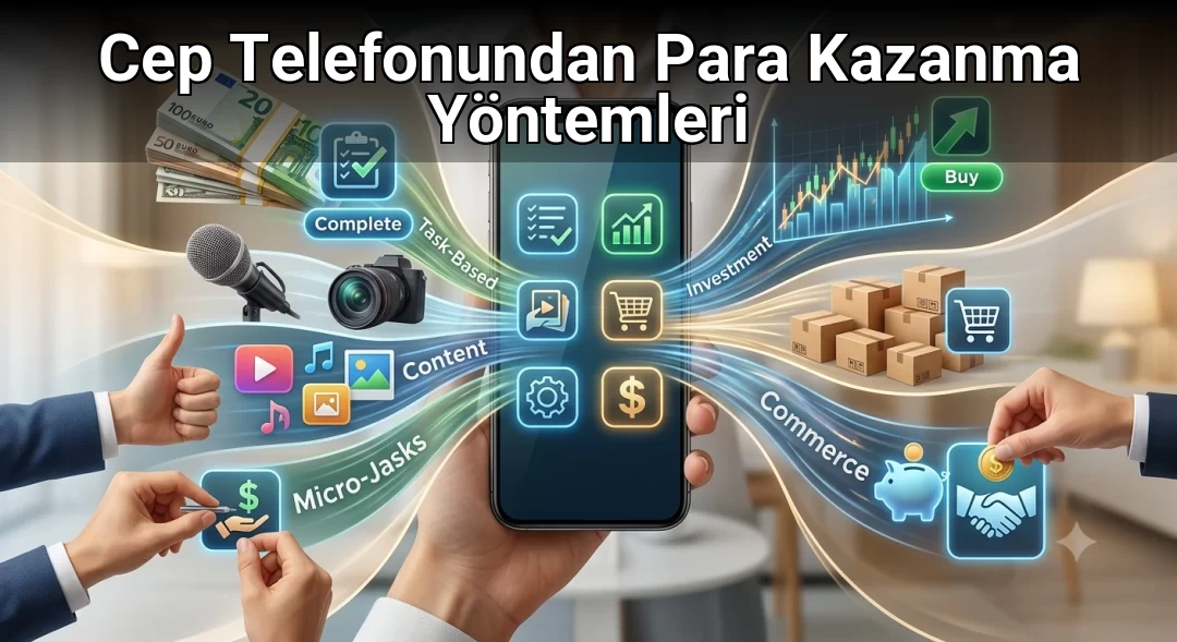 Cep Telefonundan Para Kazanma Yöntemleri